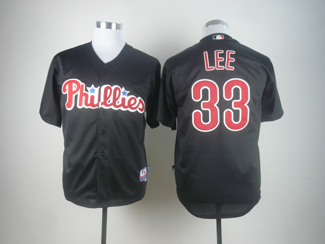 Men Philadelphia Phillies #33 Lee Black MLB Jerseys